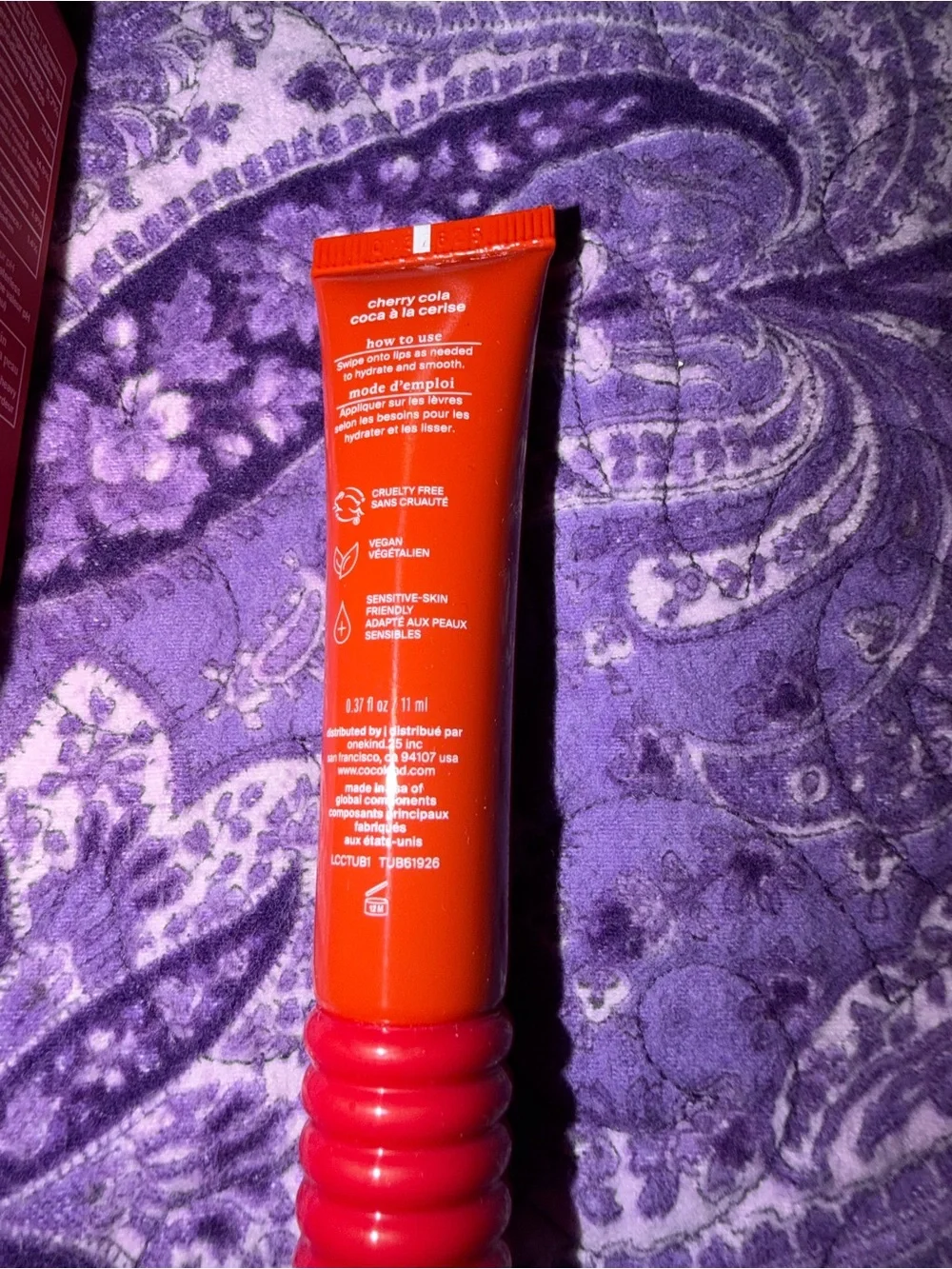 Cocokind x Ollipop Cherry Cola Ceramide Lip Blur Balm